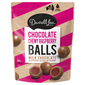 Milk Chocolate Chewy Raspberry Balls 160g
