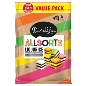 Allsorts Liquorice Value Pack 470g