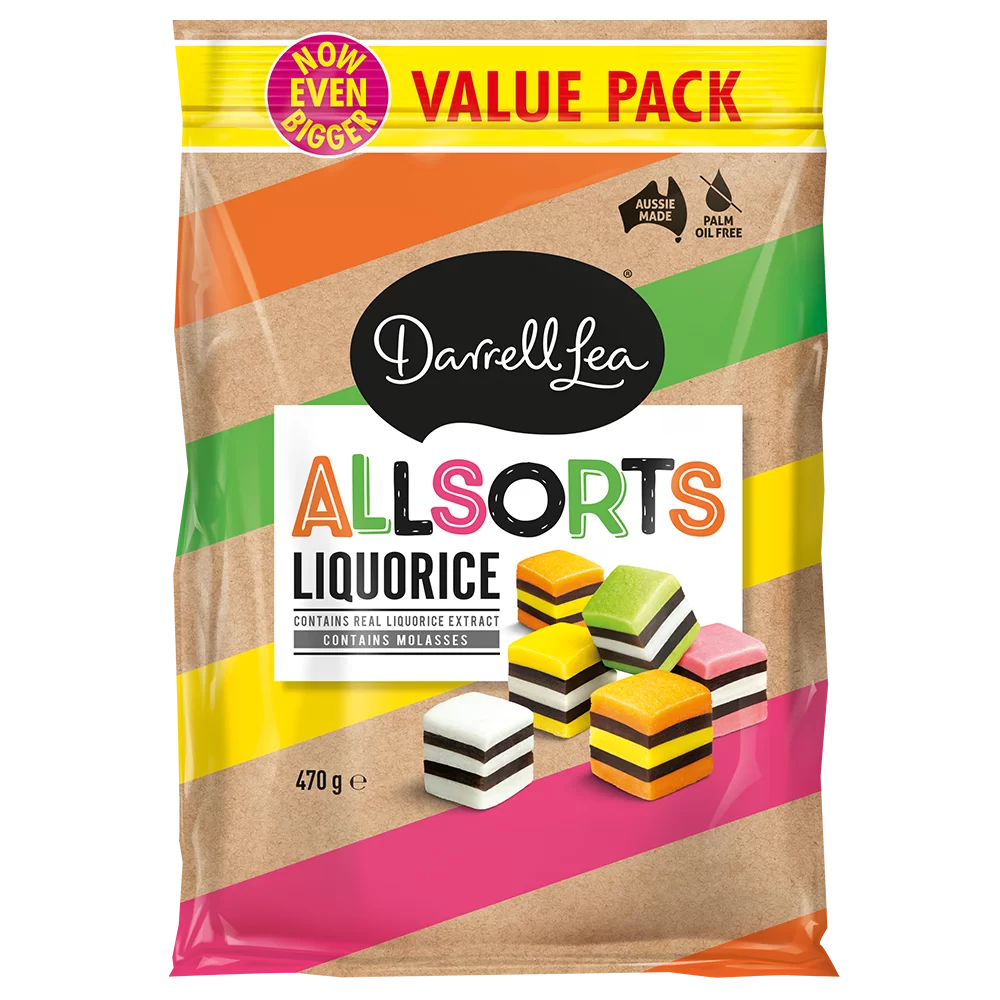 Allsorts Liquorice Value Pack 470g