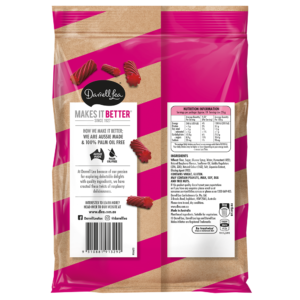 Raspberry Twists Value Pack 470g back