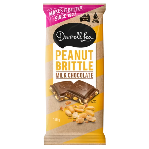 Milk Chocolate Peanut Brittle Block 160g