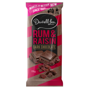 Dark Chocolate Rum & Raisin 170g