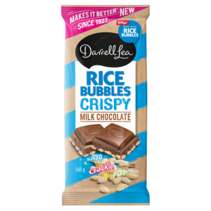 Rice bubbles crispy milk chocolate 160g