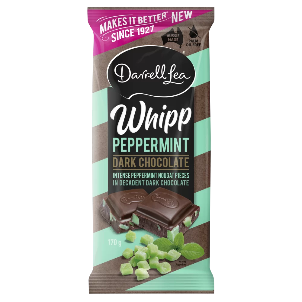 Whipp Peppermint Dark Chocolate Block 170g
