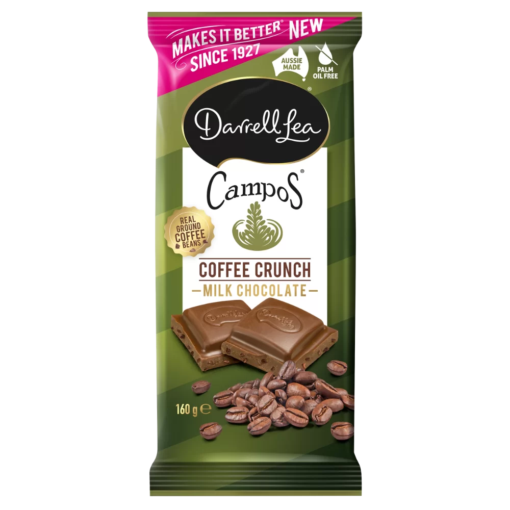 Campos Coffee Crunch Chocolate 160g
