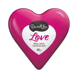 Darrell Lea Love Heart Front